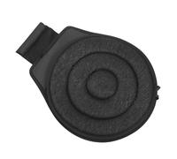 FONDOTIN Cojín Giratorio para Asiento de Coche Acolchado Suave y Portátil Soporte para Movilidad y Comodidad Oficinas y Vehículos Color Negro Doble Anillo