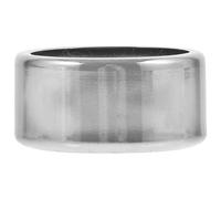 FONDOTIN Collar Antigoteo para Botella de Vino de Acero Inoxidable Recubrimiento Electrochapado Negro Anillo Anti-Rebosadero Portátil para Picnic y Fiesta al Aire Libre