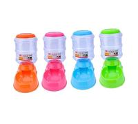 FONDOTIN Comedero y Bebedero Automático para Mascotas Capacidad De Diseño Antideslizante Fácil De Limpiar y Controlar La Cantidad De Comida Color Azul