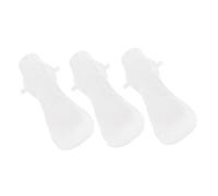 FONDOTIN Compresas de Algodón Reutilizables para Mujer, Paño Menstrual Lavable, 3 Piezas, Transpirable y Cómodo para Uso Diario y Viajes