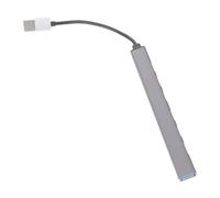 FONDOTIN Concentrador Disipación Rápida de Calor USB de 7 Puertos y Protección de Datos Adaptador Múltiple de Aleación de Aluminio para Ordenador Portátil