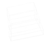 FONDOTIN Contenedor Transparente de Acrílico para Bolas de Secadora, Organizador Compacto de Almacenamiento para Lavadero, Caja Visible de 3 Niveles para Bolas de Secado, Ahorro de Espacio