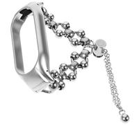 FONDOTIN Correa de Acero Inoxidable Resistente para Reloj Pulsera Metálica Compatible con Mi Band Reemplazo Unisex y Ligera para Deportes y Ocasiones Formales