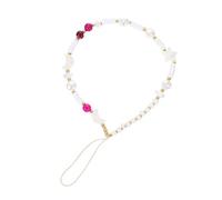 FONDOTIN Correa de Muñeca para Teléfono con Charms de Luna y Estrella Cadena Ligera y Duradera de Arcilla Polimérica Antideslizante y Anti-pérdida para Móvil y Cámara Diseño Bohemio para