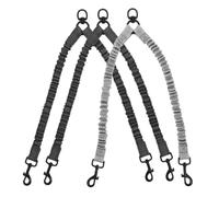 FONDOTIN Correa Doble para Perros Diseño Ergonómico y Acero Inoxidable, Cuerda de Tracción para Cachorros y Perros en Paseos al Aire Libre, Pack de 3 Piezas