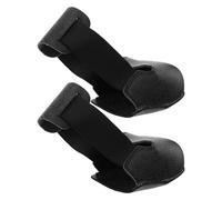 FONDOTIN Cubrezapatos de Seguridad con Puntera de Acero Protector Metatarsiano Antideslizante para Visitantes y Trabajadores Industriales Fácil de Poner Talla Única Negra