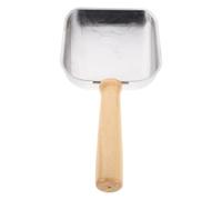 FONDOTIN Cuchara de Acero Inoxidable para Comida de Mascotas Gran Capacidad Mango Ergonómico Antideslizante Pala Dosificadora para Perros Gatos Pájaros y Conejos Uso Doméstico