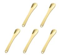 FONDOTIN Cucharas Prácticas para Masajes y Reducción de Arrugas para Crema Facial de Aleación de Zinc Ecológica 5piezas en Cuidado Facial