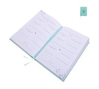 FONDOTIN Diario de Agradecimiento A5 Azul para Mujeres, Cuaderno de Autocuidado Personal Papel de Escritura Suave, Cuaderno Diario para Gestión de Estrés y Reflexión Personal
