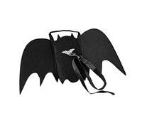 FONDOTIN Disfraz De Murciélago para Mascota Cuerda De Tracción Forma De Murciélago Correa De Pecho para Perros para Fiesta De Halloween
