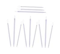 FONDOTIN Enhebradores de Agujas para Coser 12 Piezas, Juego de Herramientas de Tejido Agujas de Zurcir y Tejer en Tamaños Pequeño, Mediano y Grande, Material Resistente para Manualidades