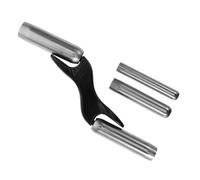 FONDOTIN Ensambladora de Ladrillos de Acero Inoxidable Cuchilla Reemplazable para Juntas de Mortero, Herramienta Manual Negra para Albañilería en Construcción Profesional