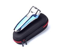 FONDOTIN Estuche Rígido Negro para Afeitadora Eléctrica de Hombre Funda Protectora Resistente y Ligera para Viaje con Espacio Extra para Cargador y Cables