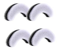 FONDOTIN Filtro de Carbón Activo para Dispensador de Agua para Mascotas, 4 Piezas Triple Filtración para Eliminar Sedimentos y Pelo, Adecuado para Casa y Tienda de Mascotas