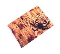 FONDOTIN Fondo de Halloween Diseño de Calabazas Tela de Plástico Duradera para Fotografía Decoración de Fiesta Tapiz para Colgar Pared Uso Interior y Exterior Fondo para Fotos de