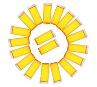 FONDOTIN Frascos Pequeños para Medicamentos 20 Piezas Contenedor Rellenable de Plástico con Tapa Segura Compacto y Portátil para Viaje Organizador Redondo para Pastillas y Cápsulas