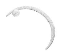 FONDOTIN Horquilla de Pelo Forma de Luna para Mujeres y Niñas, Pasador de Perlas Elegante y Clásico, Material Metálico, Fácil de Combinar para Peinados Día de San Valentín