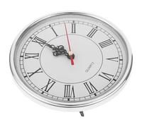 FONDOTIN Inserto de Reloj de Pared de Cuarzo Silencioso Mecanismo de 160 MM Esfera Redonda Números Arábigos Compatible para Proyectos DIY y Repuestos de Relojes Numéricos