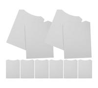 FONDOTIN Insertos de Cartón para Camisetas 23x31 Cm, Papel de 250 G, 10 Piezas, Tablero para Forro de Camisas, Doblador de Ropa para Organización en Hogar y Lavandería