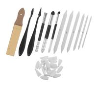 FONDOTIN Juego de 36 Piezas de Esponjas para Difuminar Dibujos, Palitos para Mezclar Arte, Aplicadores con Punta de Esponja Reutilizables, Herramientas de Dibujo para Bocetos y Sombreado