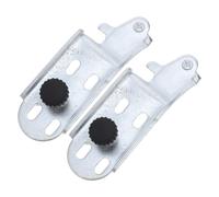 FONDOTIN Kit Bisagras Bisagra Puerta Frigorífico 2 Piezas Soporte Eje Inferior Alta Resistencia para Reparación y Alineación Puerta Refrigerador Doméstico y Comercial