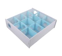 FONDOTIN Laberinto De Túneles para Hámster De Madera, Juguete Interactivo para Mascotas Pequeñas, Color Azul Claro, Tamaño Mediano, Ejercicio y Entretenimiento para Hámsteres y Ratas