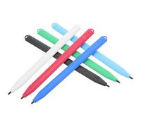 FONDOTIN Lápiz para Tableta LCD para Niños Agarre Cómodo, Bolígrafo de Plástico para Escribir y Pintar con Fluidez en Tablero de Dibujo, Pack de 6 Unidades para Jugar y Crear