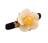 FONDOTIN Lazo de Pelo Retro Diseño de Pétalos de Colores en Material Sintético Compacto Que No Daña el Cabello para Mujeres en Cultura China Hanfu