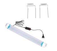 FONDOTIN LED Luz para Blanca Lámpara de Paisaje para Peceras con Soporte Iluminación para Plantas Acuáticas y Decoración Marina
