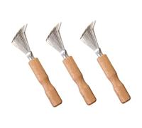 FONDOTIN Limpiador De Peines y Cepillos Para Cabello 3 Unidades Tamaño Pequeño Color Amarillo Portátil Para Higiene y Cuidado Personal En Casa y Viajes