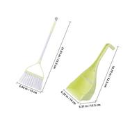 FONDOTIN Limpieza Infantil con Escoba Pequeña y Recogedor Diseño Ergonómico para Juguete Educativo para Desarrollo de Habilidades y Responsabilidad Color Verde Manzana para Kindergarten y