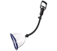 FONDOTIN Masajeador Manual De Pecho Bomba De Presión Negativa Grande y Varilla Negra, Herramienta De Masaje Corporal De Material Plástico y Goma, Uso Prolongado Para Cuidado Femenino