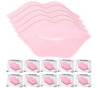 FONDOTIN Mascarilla Labial Hidratante y Exfoliante Colágeno Rosa, Ligera y Portátil, Paquete de 30 Unidades para Cuidado Intensivo de Labios en Invierno