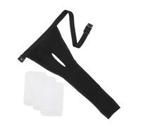 FONDOTIN Menstruales Reutilizables para Perros Hembras Paquete de Almohadillas Protección Efectiva Ciclo de Interior y Exterior Color Negro