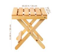 FONDOTIN Mesa Auxiliar Plegable de Madera para Exterior Soporte para Plantas Suculentas Mesa Portátil Pequeña de Picnic para Jardín Camping Playa y Festivales al Aire Libre