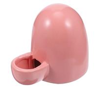 FONDOTIN Mini Dispensador De Agua para Mascotas Bebedero Automático para Hámsters Aves y Roedores Antivuelco Silencioso y Seguro Fuente De Agua Color Rosa