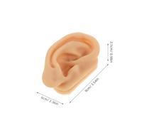 FONDOTIN Modelo De Oreja Falsa Modelo De Anatomía De La Oreja De Silicona Suave