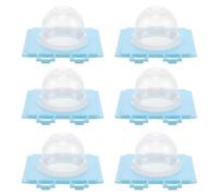 FONDOTIN Módulo de Conexión para Túnel de Jaula de Hámster 6 Piezas Accesorio Azul Multifuncional Compatible para Expansión Externa Kit de Baño y Tubos Extensibles para Mascotas