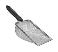 FONDOTIN Pala De Arena para Reptiles y Cucaracha De Acero Inoxidable, Cuchara para Sustrato De Arena, Tamaño Mediano, para Limpieza De Tortugas y, Adecuado para Mascotas Reptilianas