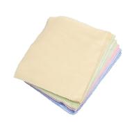 FONDOTIN Paños de Limpieza de Pantalla y Gafas Microfibra 100 Piezas 13x13 Cm Multicolor para Móviles, Lentes y Dispositivos Electrónicos Uso Diario sin Pelusa ni Rayas