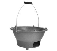 FONDOTIN Parrilla Portátil de Hierro Fundido para Barbacoa de Estufa Japonesa de Sobremesa Multifuncional para Camping y Cocina al Aire