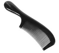 FONDOTIN Peine de Cuerno de Buey Natural 20 CM Grande Mango Grueso Antideslizante para Masaje Capilar Casa Peine de Masaje Ergonómico para Cabello para Peinado Diario