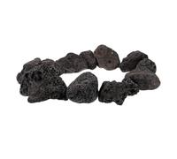 FONDOTIN Piedras Volcánicas Negras Naturales Porosas 150g (2-4 Cm) para Paisajismo, Grava para Plantas y Decoración de Acuarios, Jardineras y Fogatas al Aire Libre