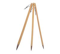 FONDOTIN Pinceles de Caligrafía Chinos 3 Piezas Mango de Bambú Pelo de Animal Silvestre y Oveja Tamaños Grande Mediano y Pequeño para Pintura Tradicional Dibujo y Escritura Artística