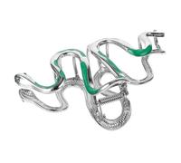 FONDOTIN Pinza Cabello Forma de Serpiente de Aleación, Clips de Garra de Metal para Cabello Grueso, Ligera y Cómoda para Trabajo y Citas