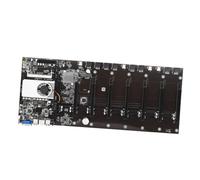 FONDOTIN Placa Base Minería GPU con CPU Integrada Ranuras para Tarjetas Gráficas Soporte Memoria bajo Consumo Energético y Alta Durabilidad para Máquinas de Minería Profesional