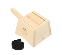 FONDOTIN Quemador de Masaje de Resina Amarillo sin Rebabas para Cuello y Espalda, Caja de Terapia de Moxibustión Multifuncional para Moxibustión Tradicional y Medicina Complementaria
