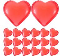 FONDOTIN Relleno para Jarrones de Acrílico en Forma de Corazón Rojo Translúcido, 500 G, Decoración Romántica para Bodas, San Valentín, Fiestas y Centros de Mesa Estilo Varios Estilos