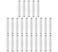 FONDOTIN Resortes de Repuesto para Tijeras de Jardinería 25 Piezas de Acero Inoxidable Muelles para Podadora Manual Accesorios para Herramientas de Poda en Exteriores Resistentes y