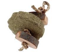 FONDOTIN Snacks para Conejos Snacks para cobayas golosinas Jaula de hámster Pelota conejitos Mascota Bola masticable de Conejo Juguetes para morder orales Loros Mordiendo Juguetes de Madera